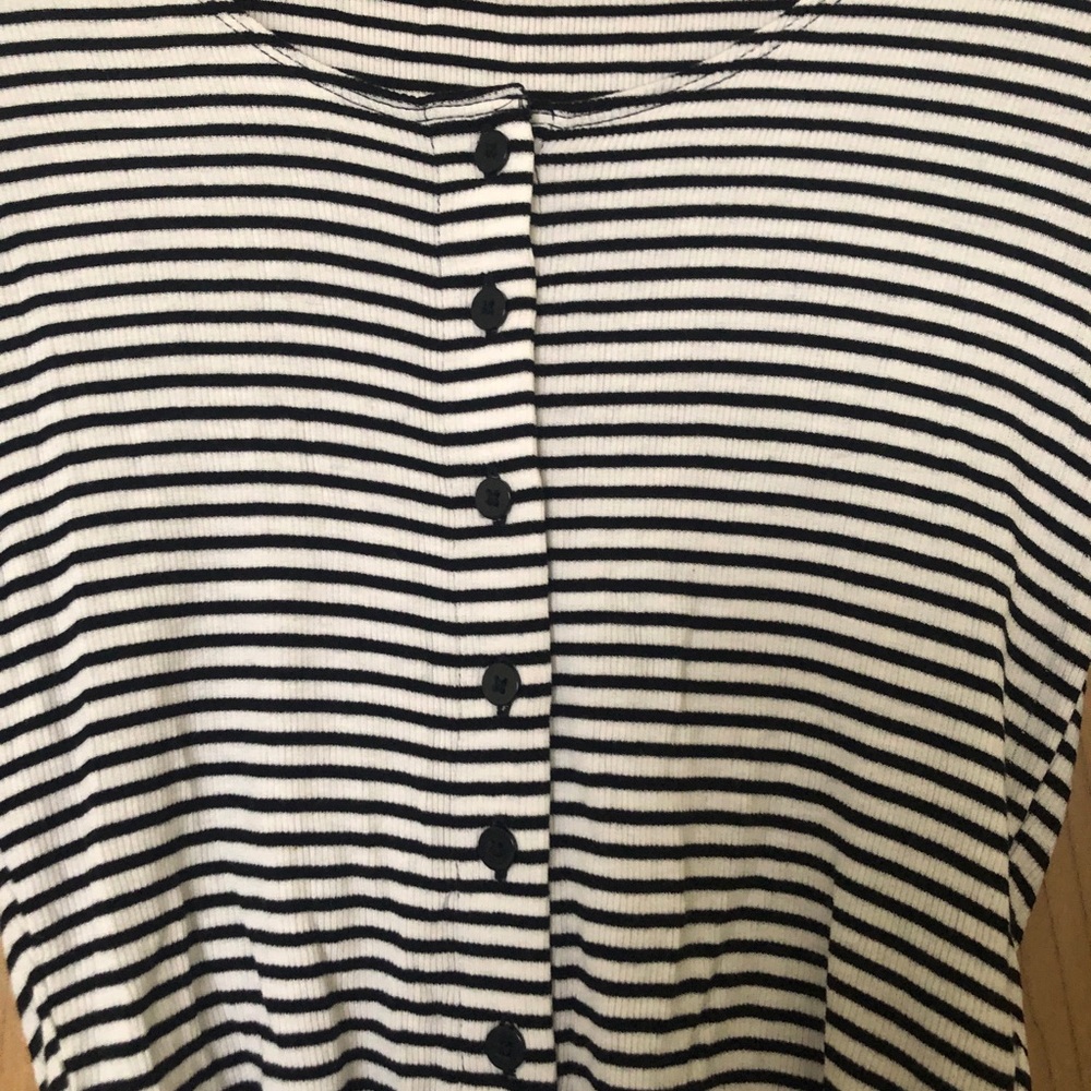 Express | Button Down Crop Top Size Xs - image 3